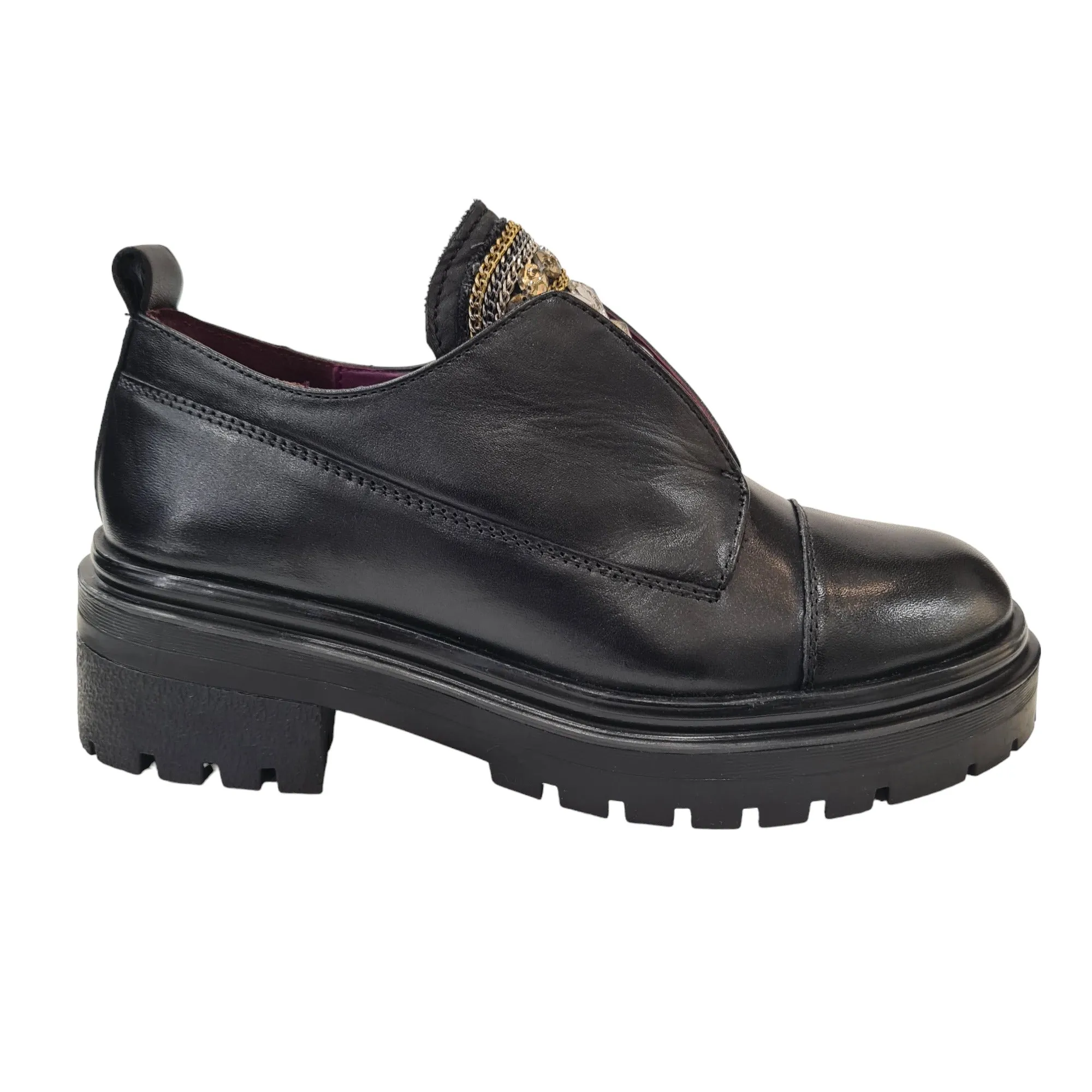 Apepazza Mocassino Donna Slip-On Nero Rif.710