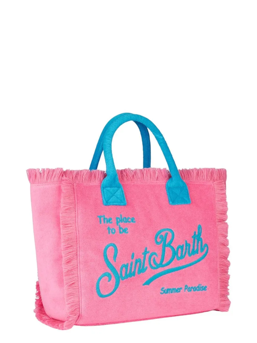 Borsa tote Vanity Sponge in spugna fucsia