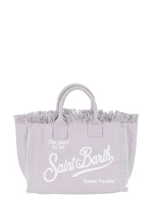 Borsa Vanity in canvas lilla