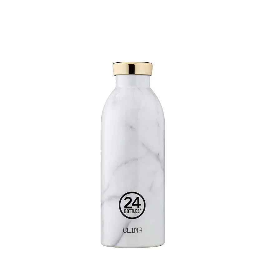 Bottiglia Termica 24 Bottles Clima 500ml Bianco Carrara