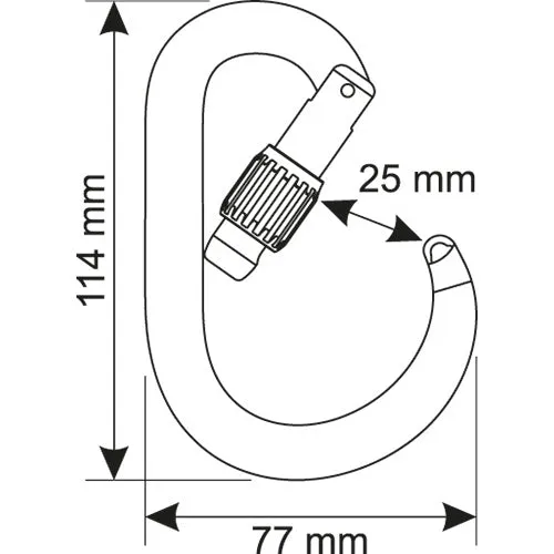 CAMP CORE LOCK MOSCHETTONE