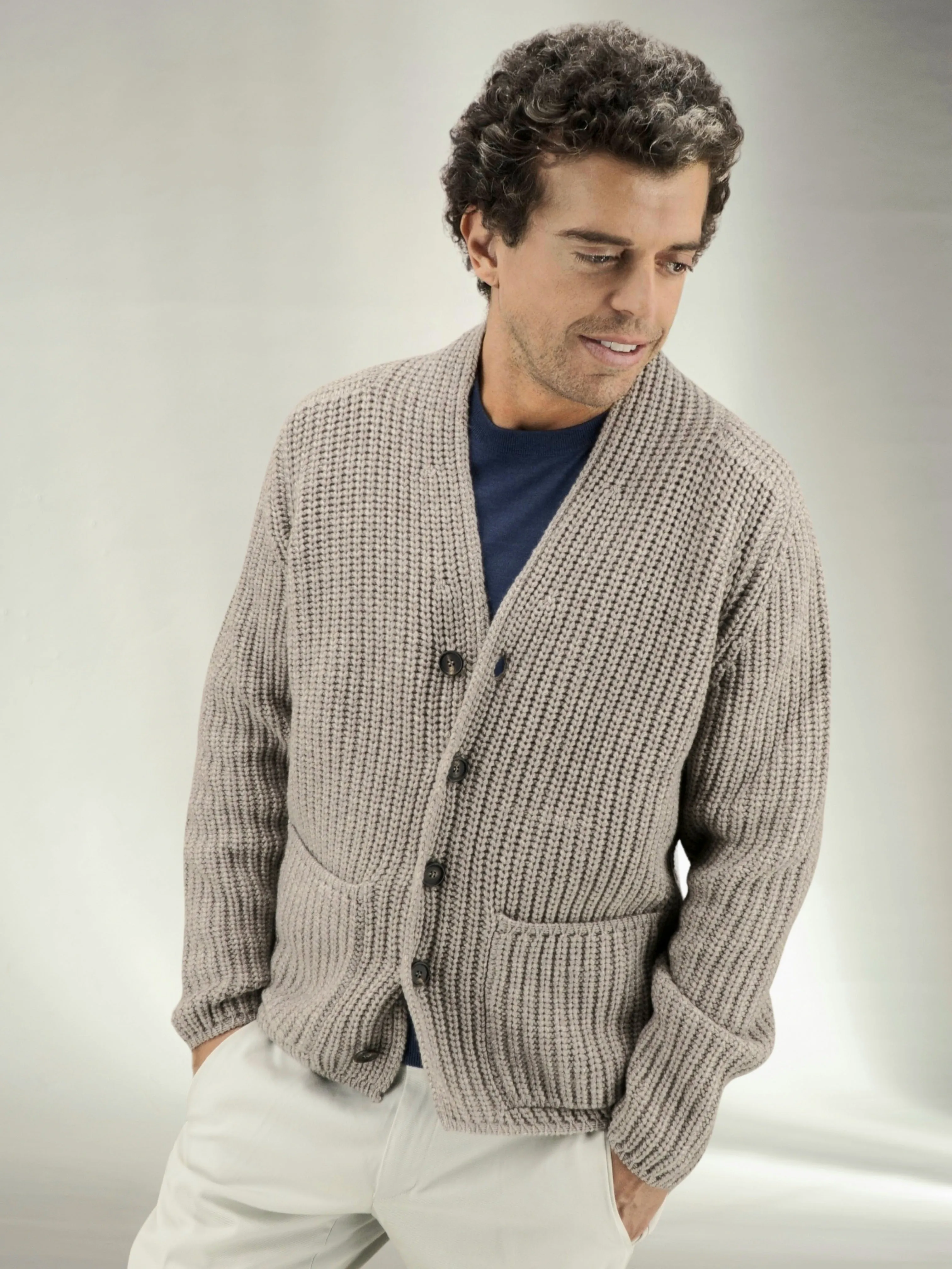 Cardigan Edinburgh Juta 100% Cashmere