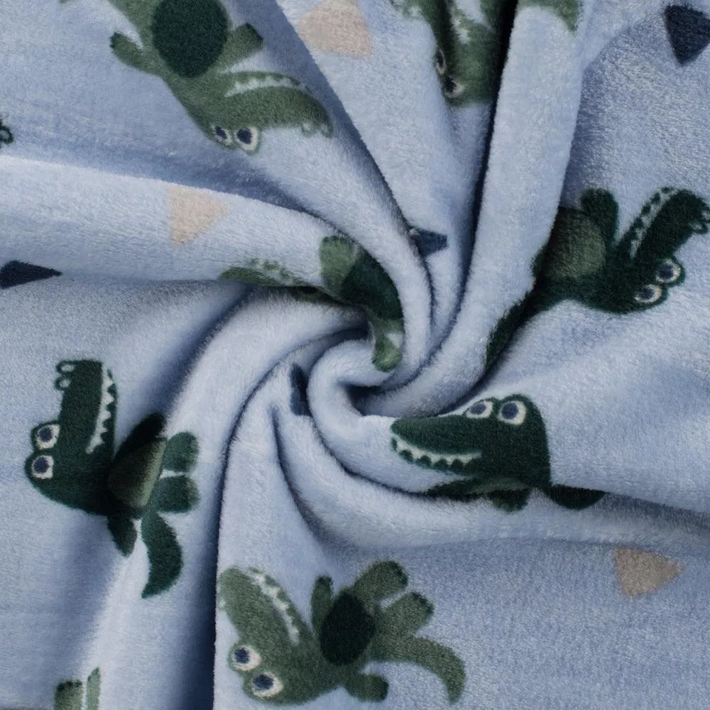 Crocodile Double Face Cuddle Fleece Fabric