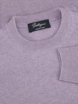 Girocollo Classic Lavandula 100% Cashmere