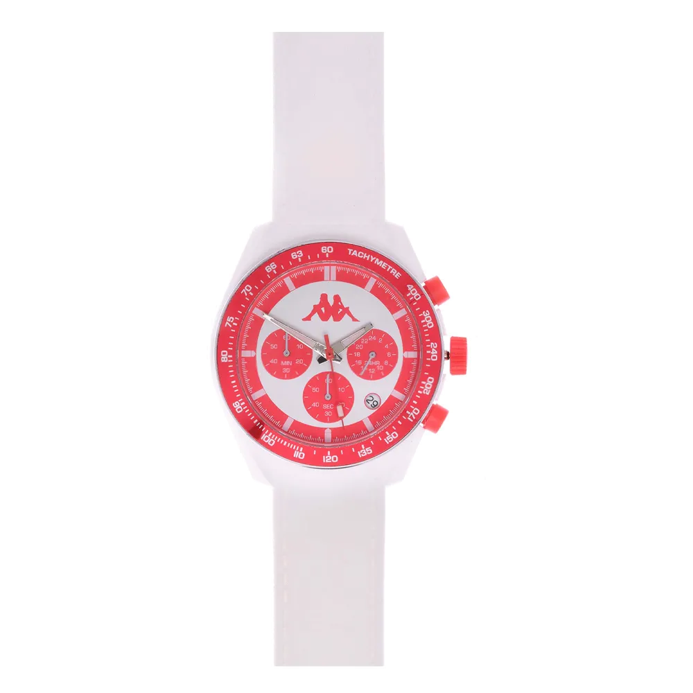 Kappa Rush Bianco e Rosso - 45 mm