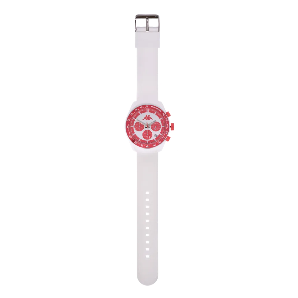 Kappa Rush Bianco e Rosso - 45 mm