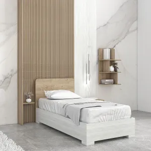 Letto easy con contenitore , letto singolo, piazza e mezza e matrimoniale