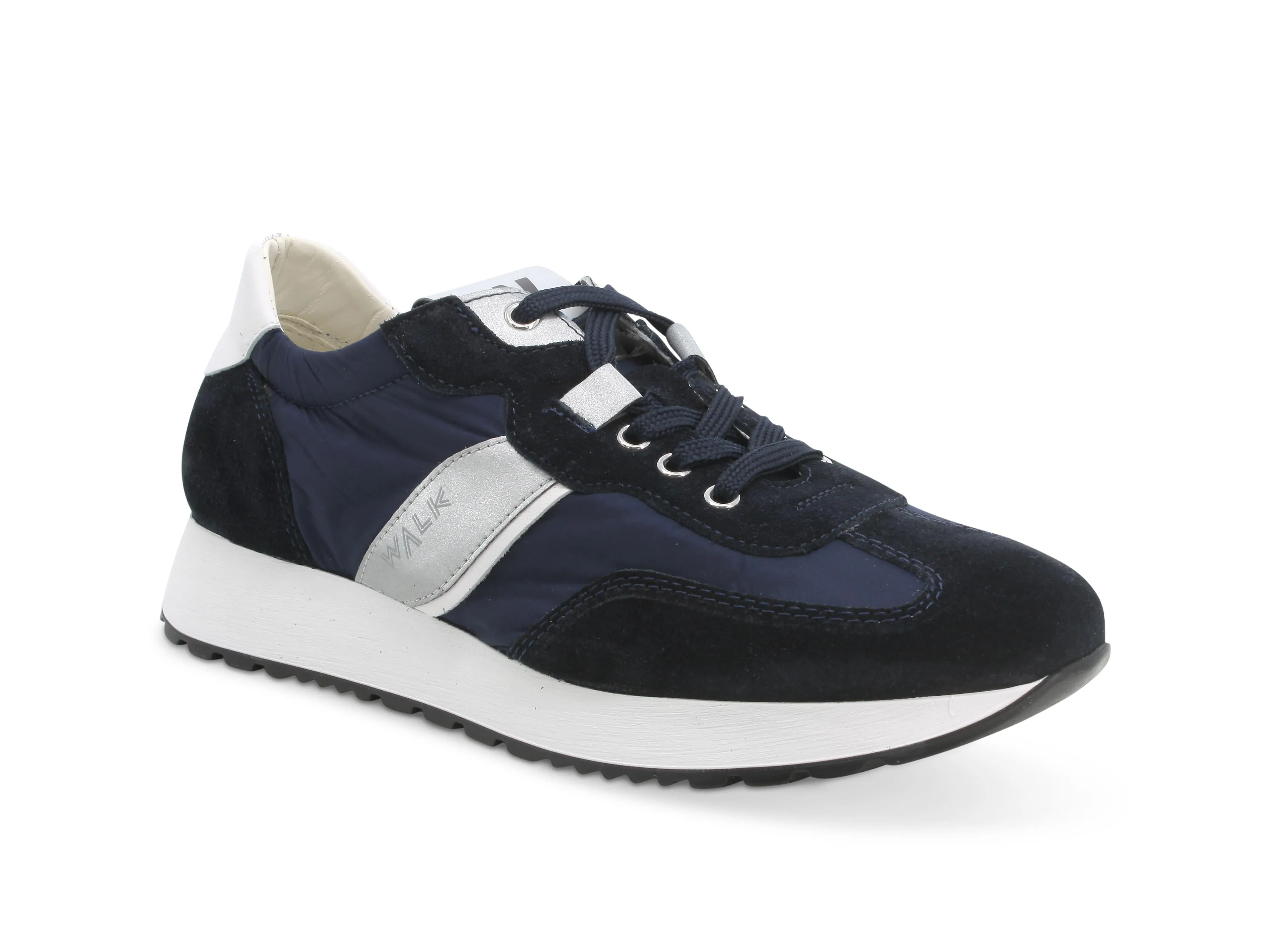 Melluso uomo sneakers in tessuto e camoscio