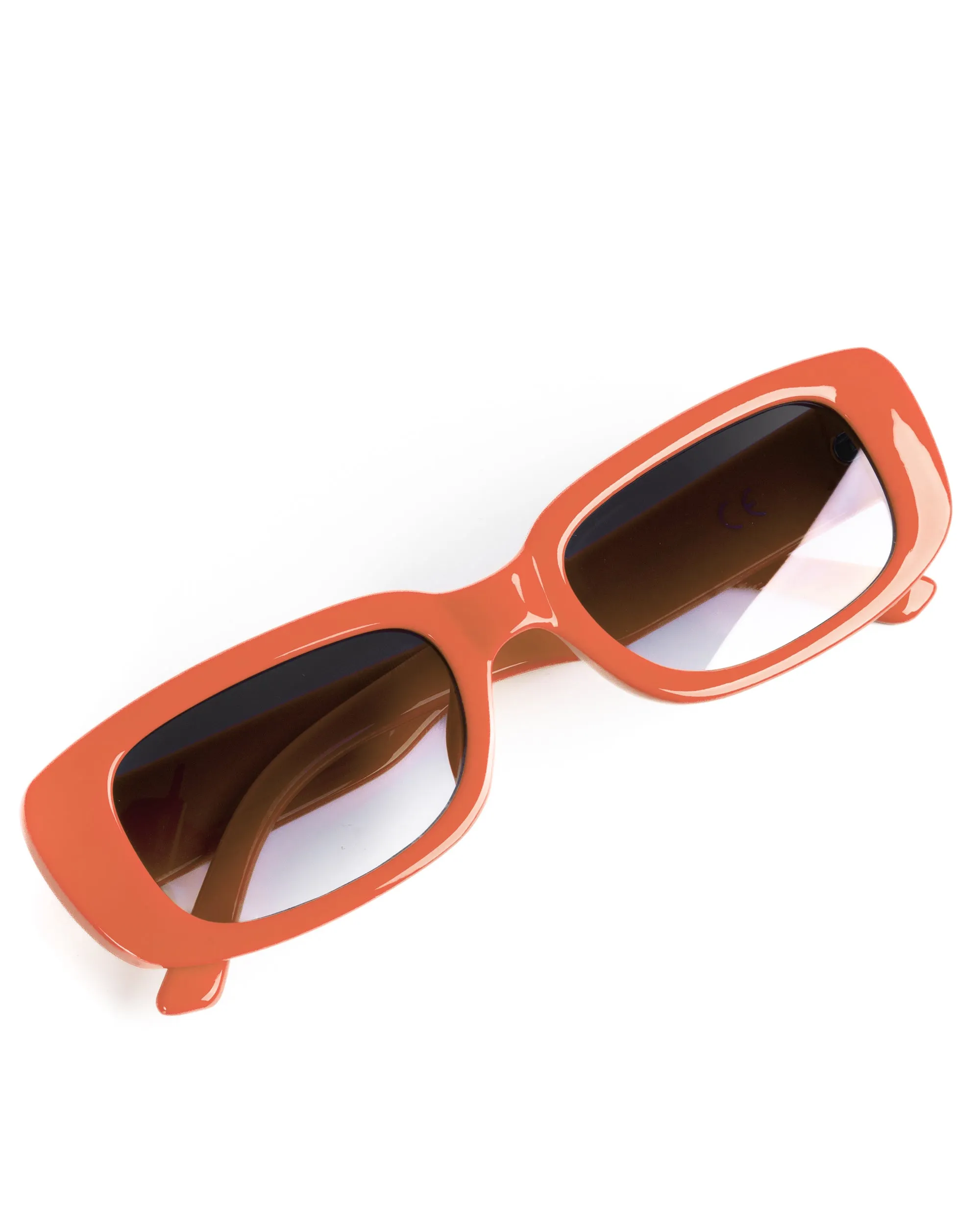 Occhiali da Sole Uomo Donna Unisex Casual Sunglasses Lenti Nero Squadrate Arancio GIOSAL-OC1064A