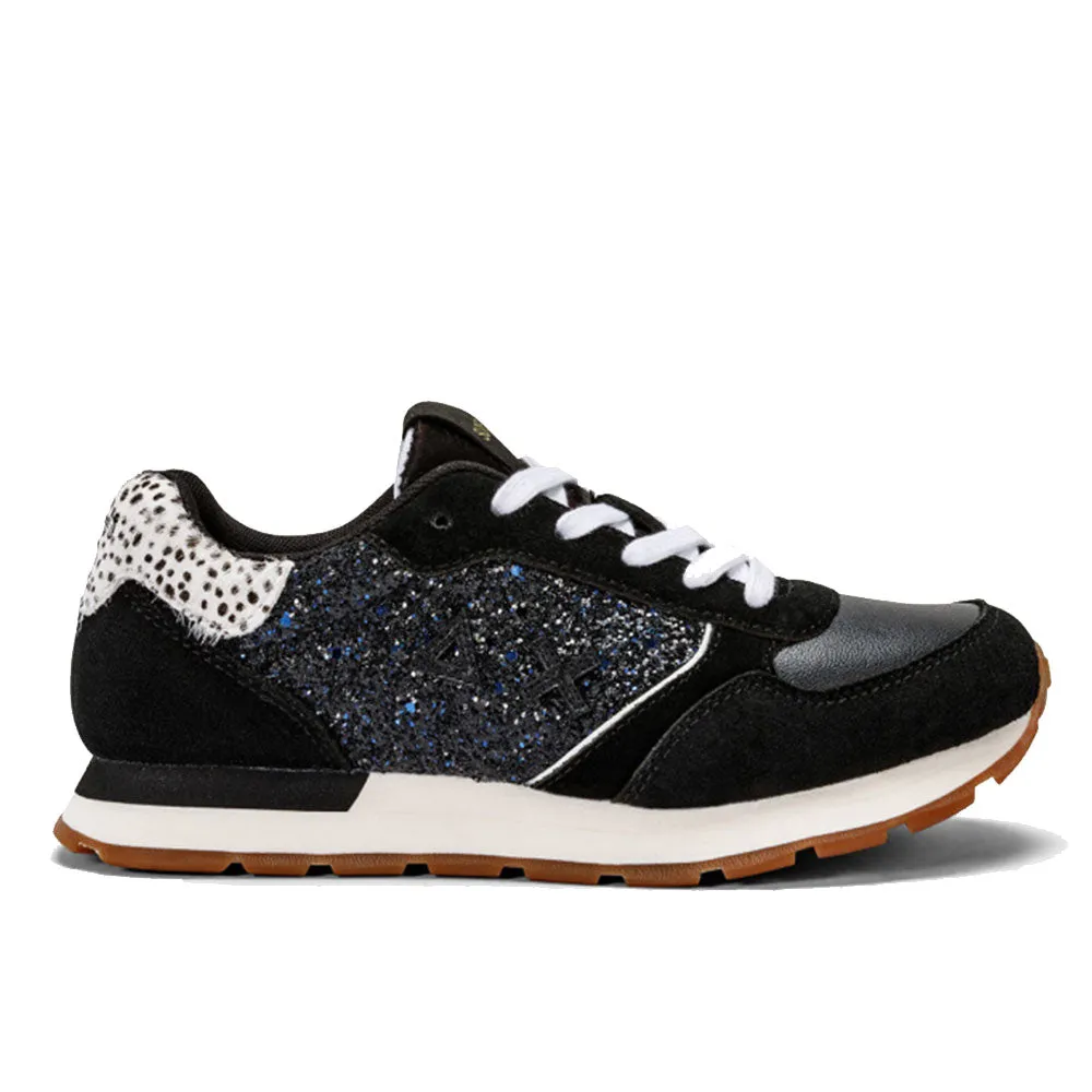 Scarpe Sun68 Sneakers Girl's Kelly Big Glitter Teen Colore Nero - Z43417T