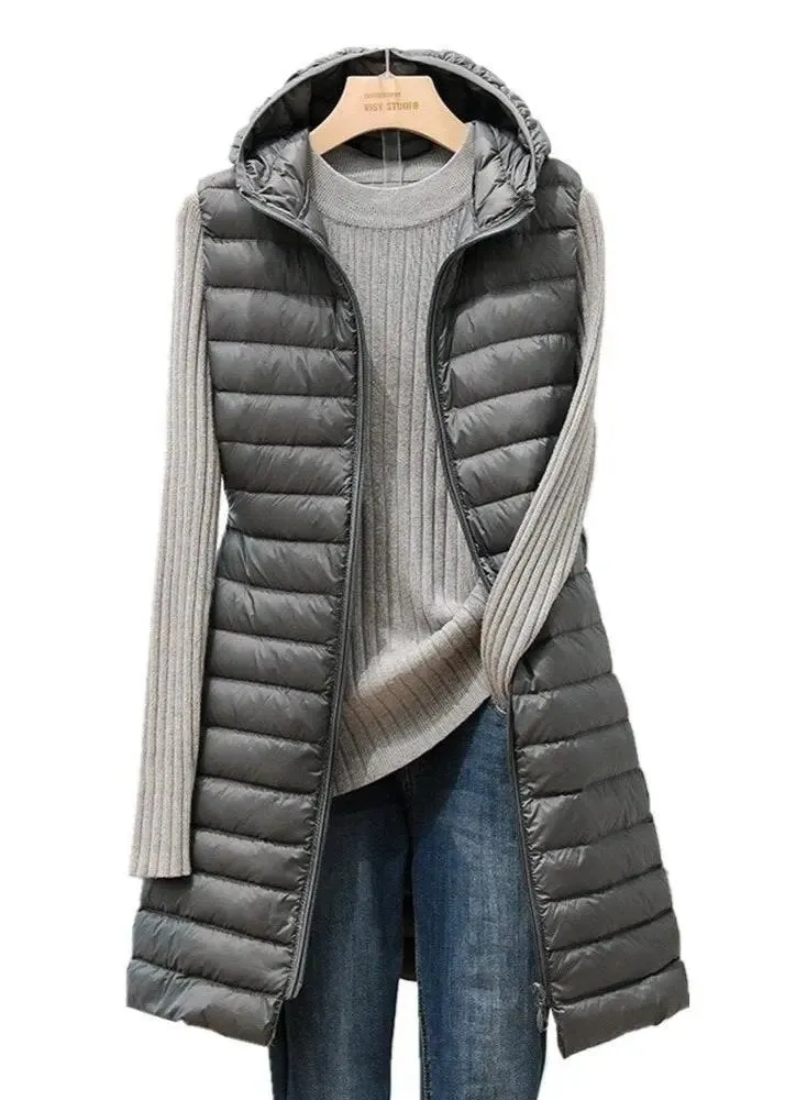 Valeria - Long Bodywarmer Elegante e Confortevole