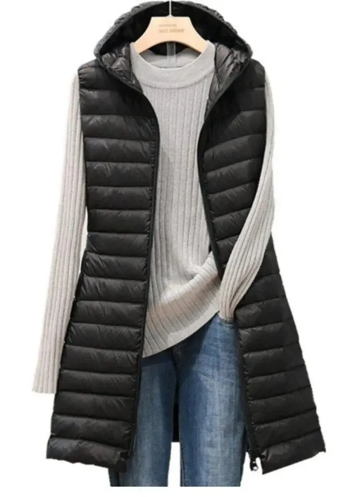 Valeria - Long Bodywarmer Elegante e Confortevole