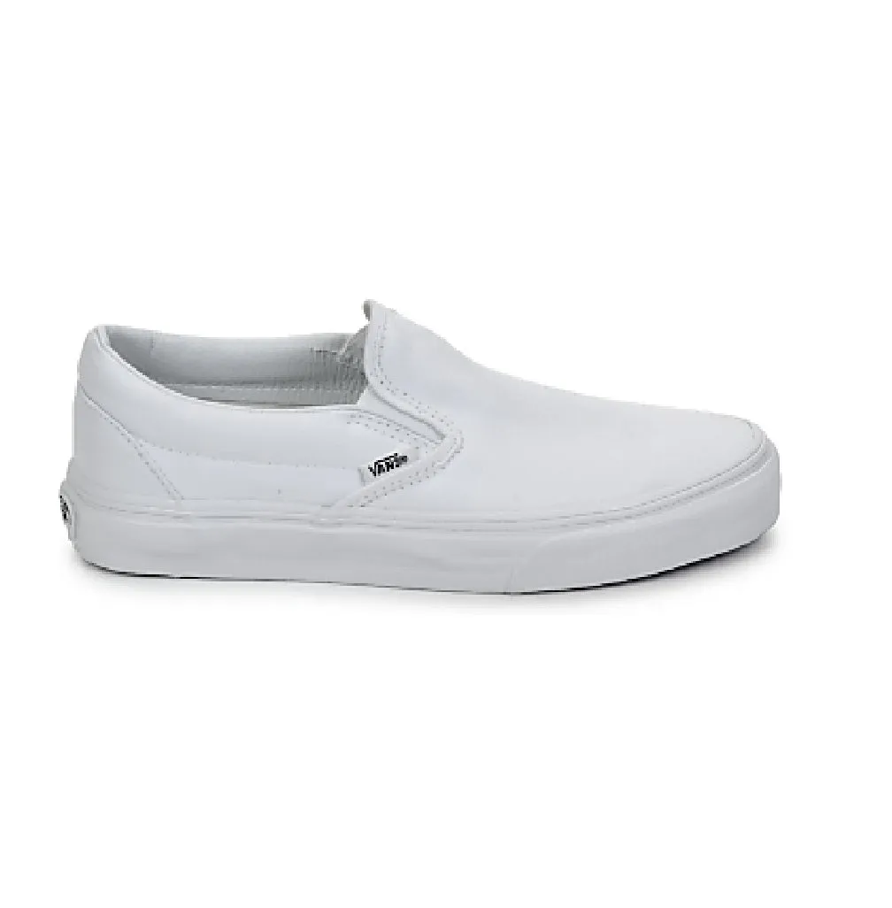 Vans Slip On Tutta Bianca Senza Lacci